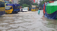 Heavy rain paralyzes Dhaka’s morning rush
